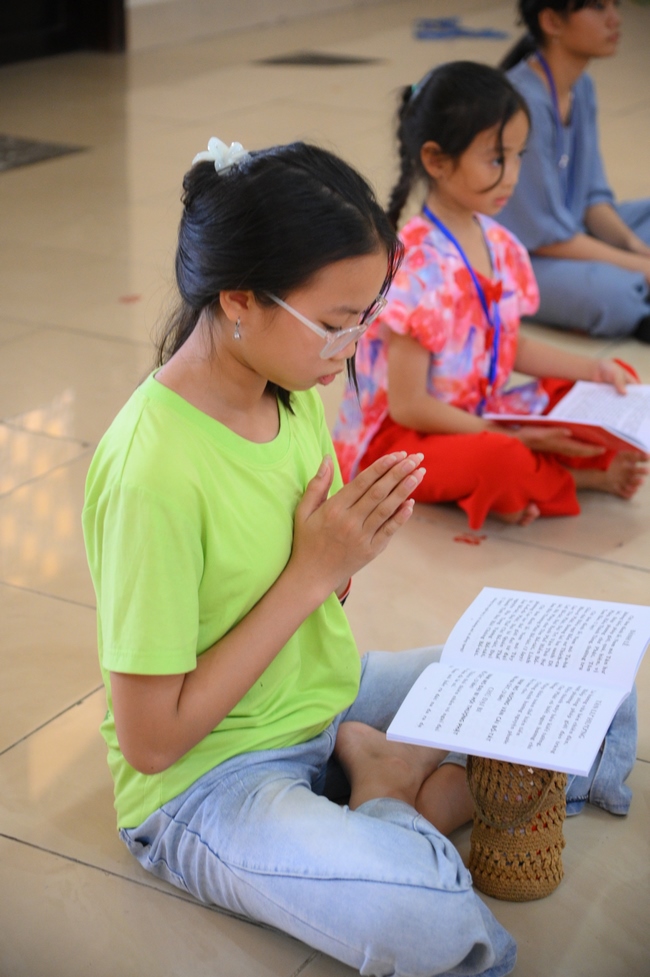 Khoá tu thiếu nhi “Em Về Bên Phật” Lần thứ 77.