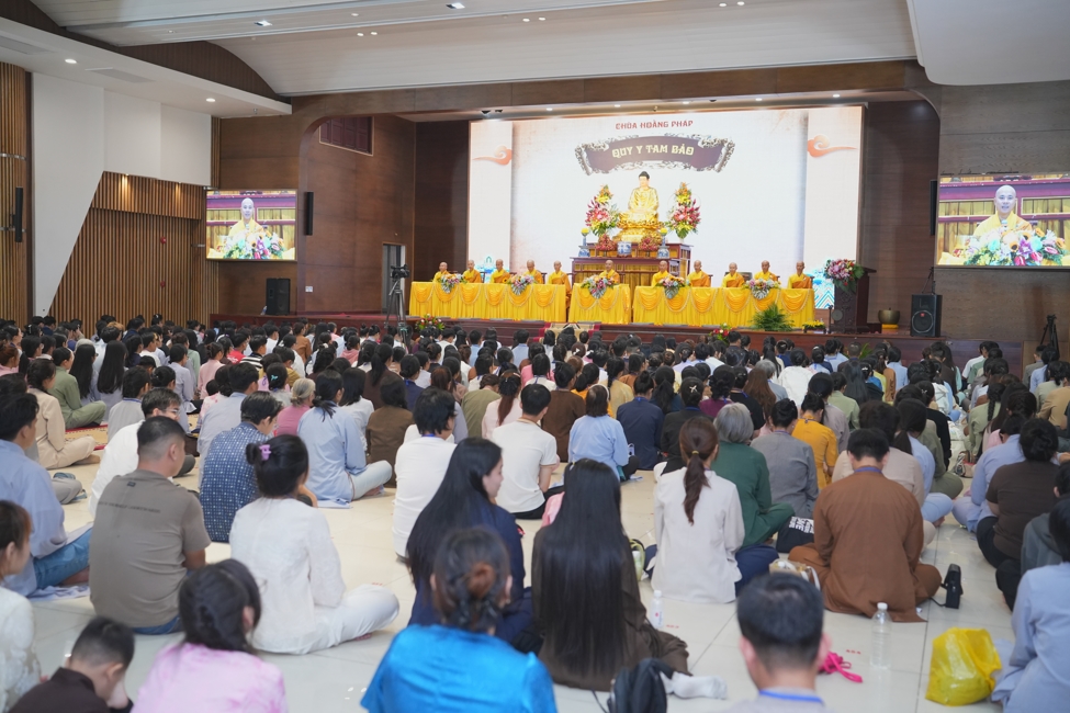LỄ QUY Y TAM BẢO LẦN 03 (2026) - CHÙA HOẰNG PHÁP.