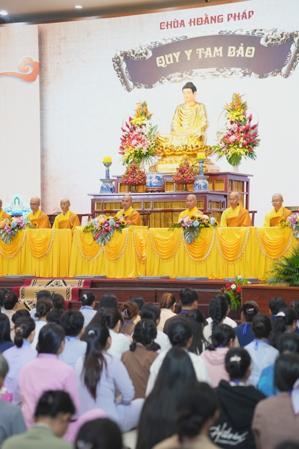 LỄ QUY Y TAM BẢO LẦN 03 (2026) - CHÙA HOẰNG PHÁP.