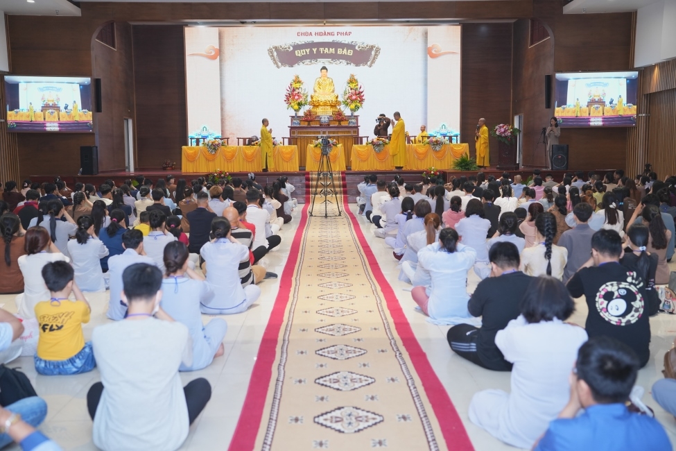 LỄ QUY Y TAM BẢO LẦN 03 (2026) - CHÙA HOẰNG PHÁP.
