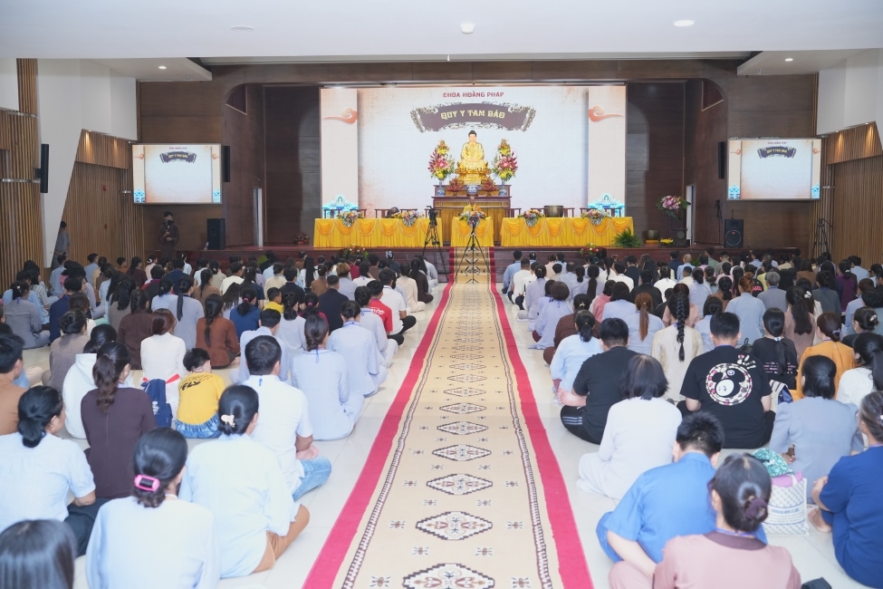 LỄ QUY Y TAM BẢO LẦN 03 (2026) - CHÙA HOẰNG PHÁP.