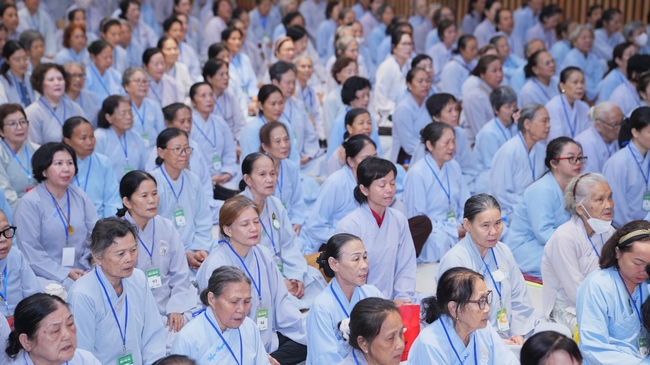 Khai khóa Khóa Tu Phật Thất lần thứ 109.