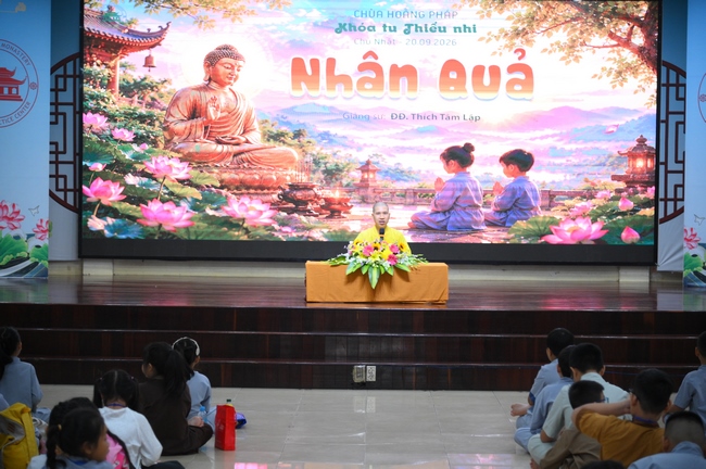 Khoá tu thiếu nhi “Em Về Bên Phật” Lần thứ 78.