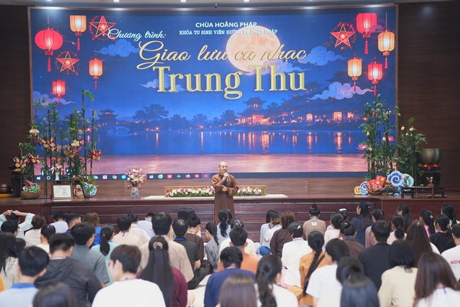 CHƯƠNG TRÌNH ĐÊM THIỀN NHẠC TRUNG THU “ÔN LẠI LỜI PHẬT DẠY”TRƯỚC THỀM KHÓA TU “SINH VIÊN HƯỚNG VỀ PHẬT PHÁP”.
