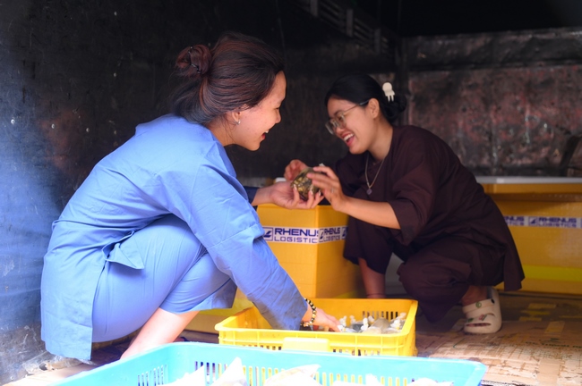 Gia đình Phật tử Nguyên Oanh, Giác Bổn và quý Phật tử ẩn danh phát tâm cúng dường 700 phần chè sâm bổ lượng đến Học viện Phật giáo Việt Nam tại TP. Hồ Chí Minh (cơ sở 2, xã Bình Lợi) và chùa Thanh Tâm.